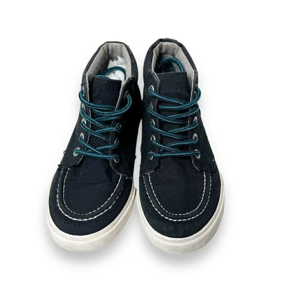 Gymboree Navy High Top Sneaker Shoes - Little Kids Size 12 (Age 4-5 years)